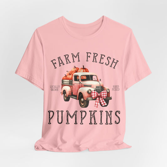 Farm Fresh Pumpkins - Bella+Canvas Short Sleeve Tee