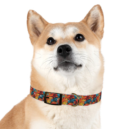 Psychedelic Autumn 2 - Dog Collar