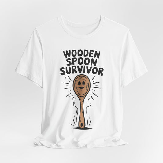 Wooden Spoon Survivor - Bella+Canvas Unisex Jersey Short Sleeve Cotton Tee