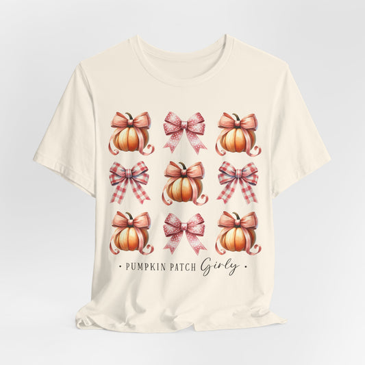 Pumpkin Patch Girly - Bella+Canvas Short Sleeve Tee