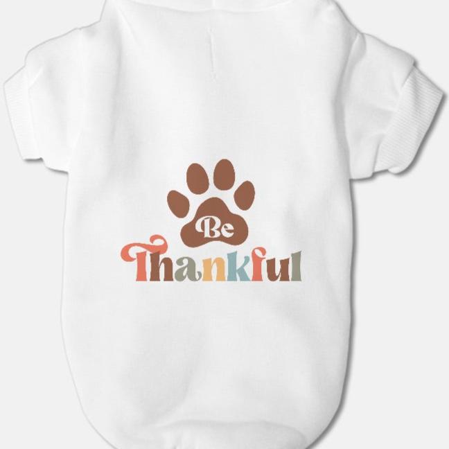 Be Thankful - Pet Hoodie -  Small Breed