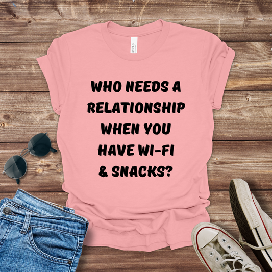 Wi-Fi & Snacks T-Shirt