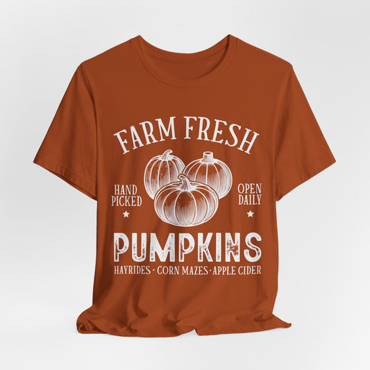 Farm Fresh Pumpkins  - Bella+Canvas Short Sleeve Tee