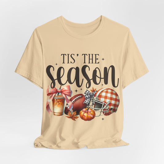 Tis The Season (Fall & Football) - Bella+Canvas Short Sleeve Tee