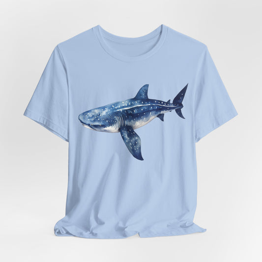 Whale Shark Watercolor - Bella+Canvas Jersey Short Sleeve Tee