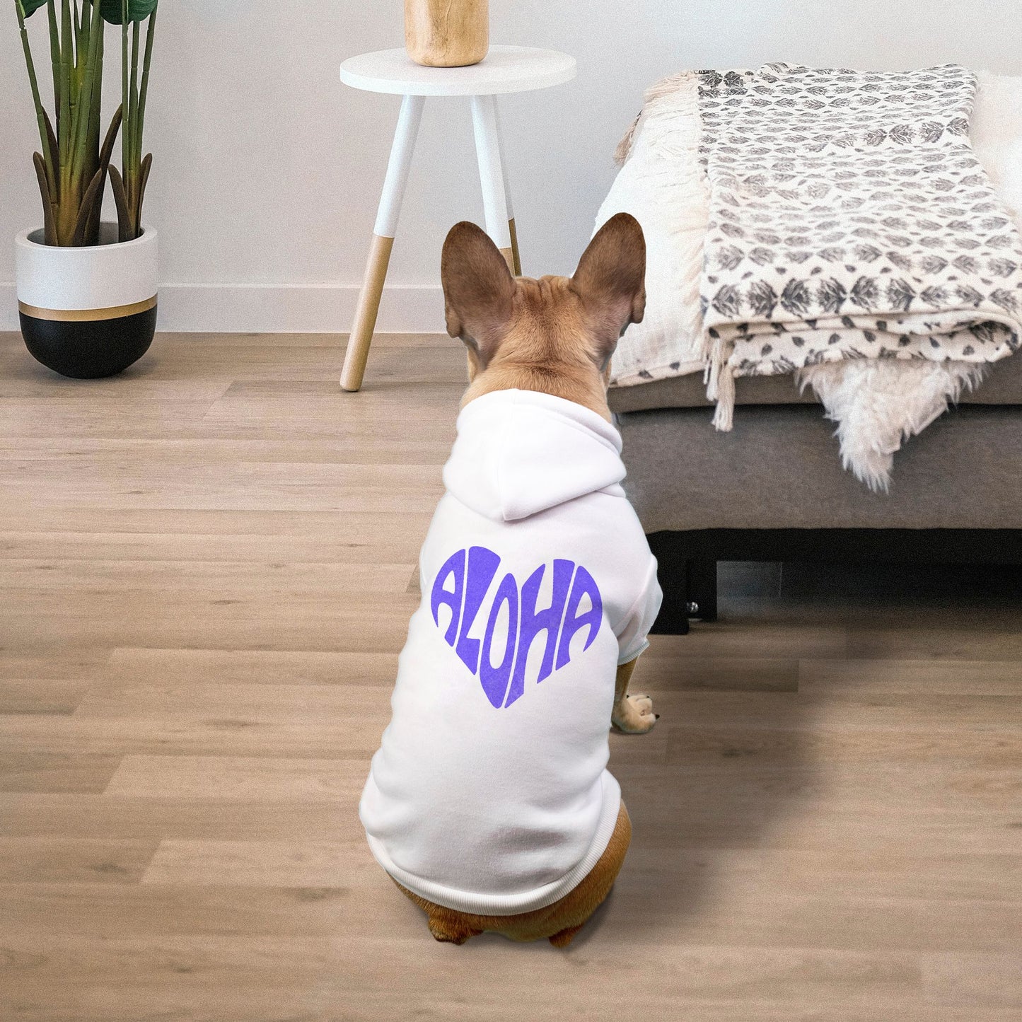 Aloha Heart - Pet Hoodie -  Small Breed